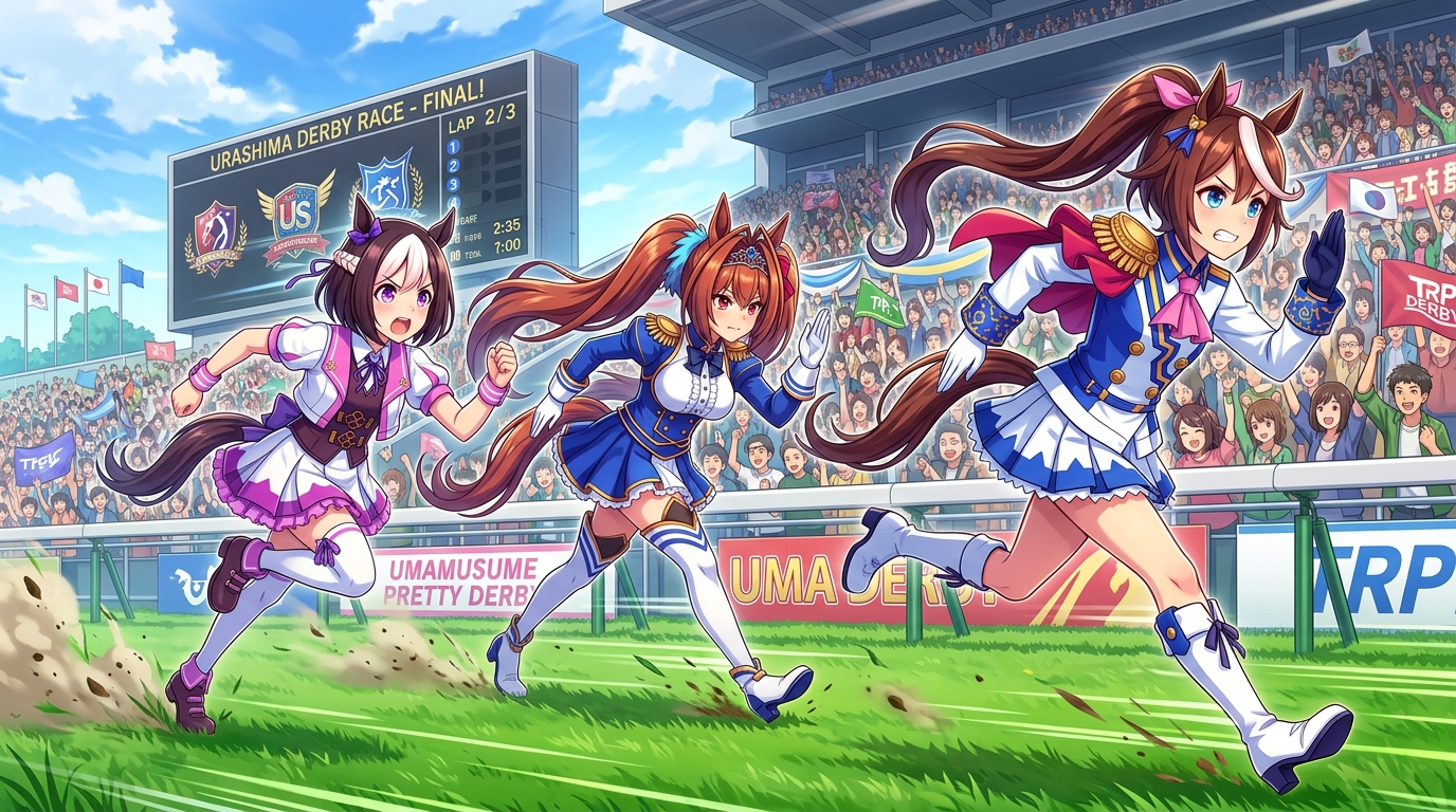 賽馬娘 Crash 主視覺
